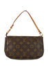 Pochette Accessoires, £650, Handbags, Brown, Canvas, Front view
